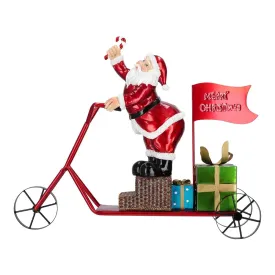 19.5" Santa On Tricycle With Gifts