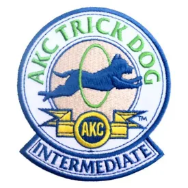 AKC Trick Dog Intermediate Patch (shipping included) 3.5"