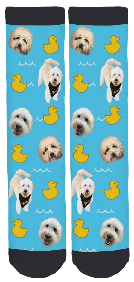 Benny the Mini Doodle Crew Socks