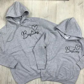 Besties Mini Logo Mum & Kid Matching Hoodies (MRK X)