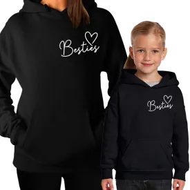 Besties Mini Logo Mum & Kid Matching Hoodies (MRK X)