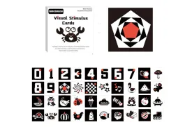 Black/White/Red Vision Stimulation Flash Cards