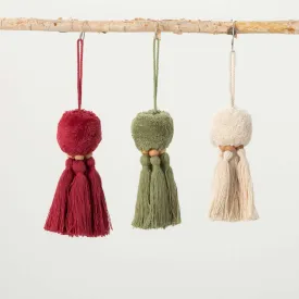 Boho Tassel Ornament Set