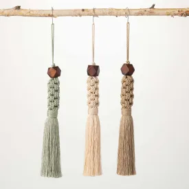 Braided Tassel Ornament Set