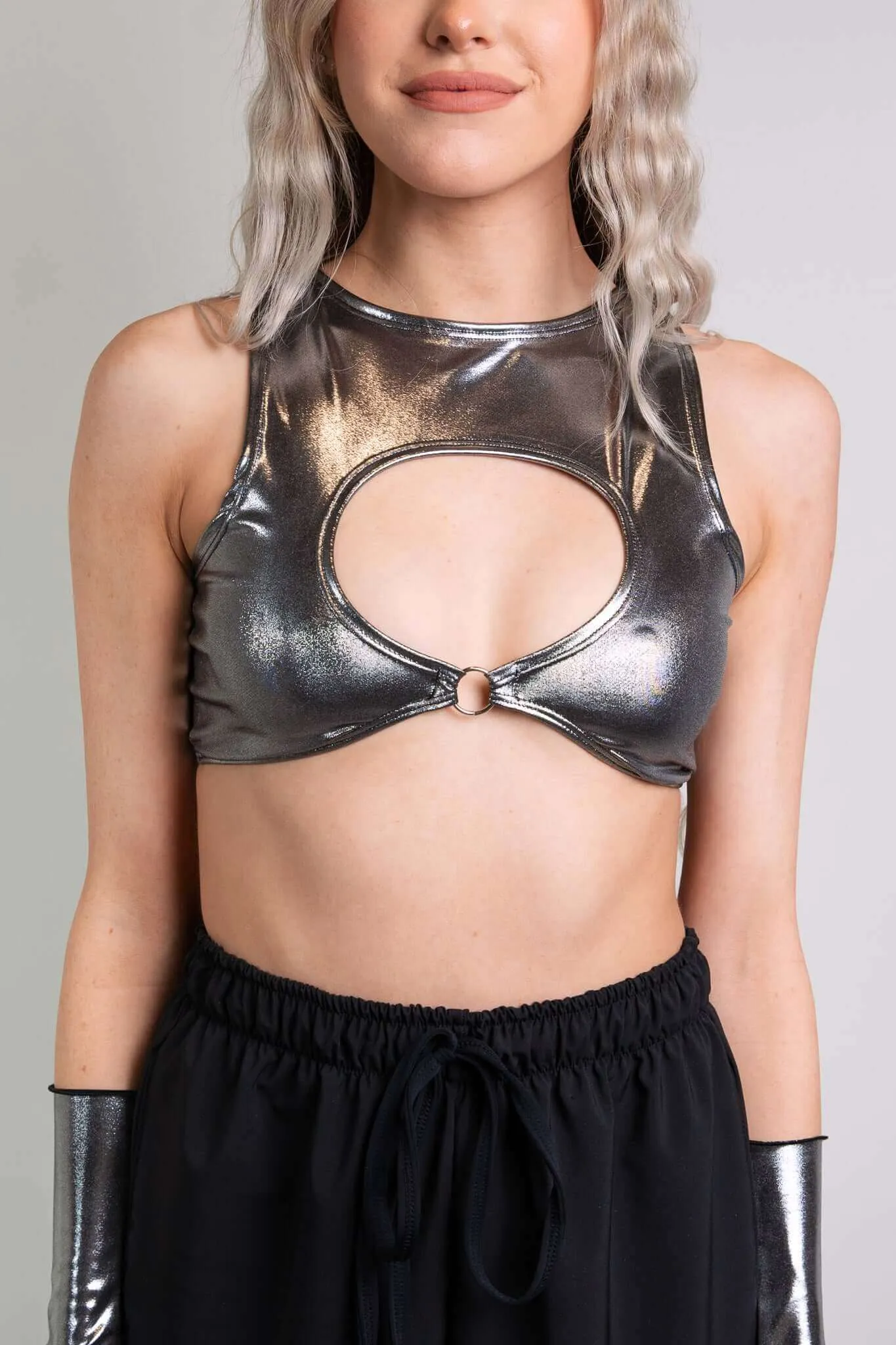 Chrome Keyhole Top