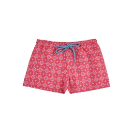 Coral Print swimming trunks