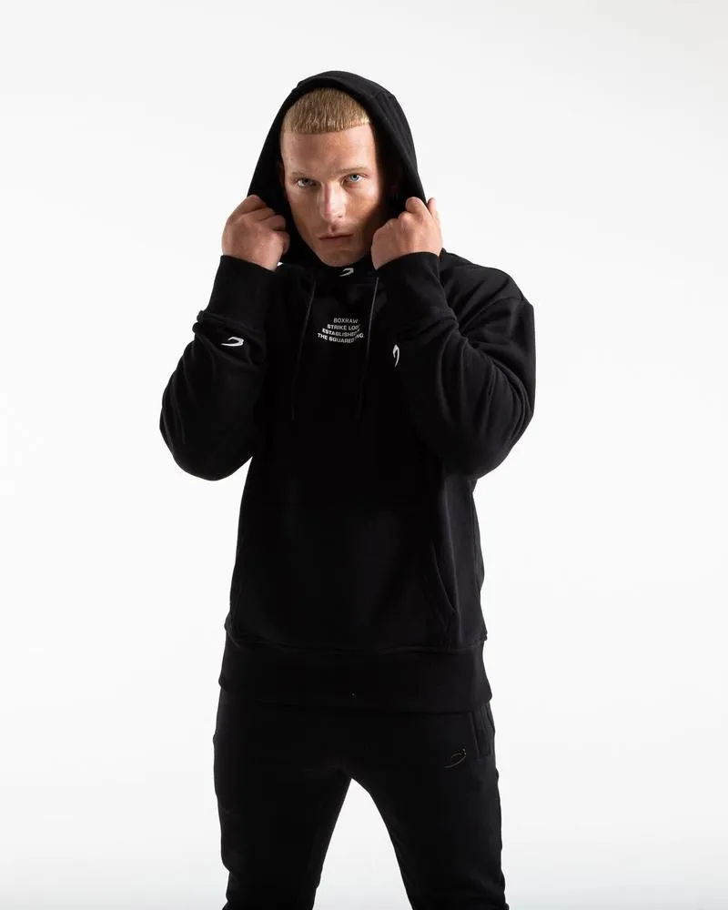 ESTABLISHED UNISEX HOODIE - BLACK