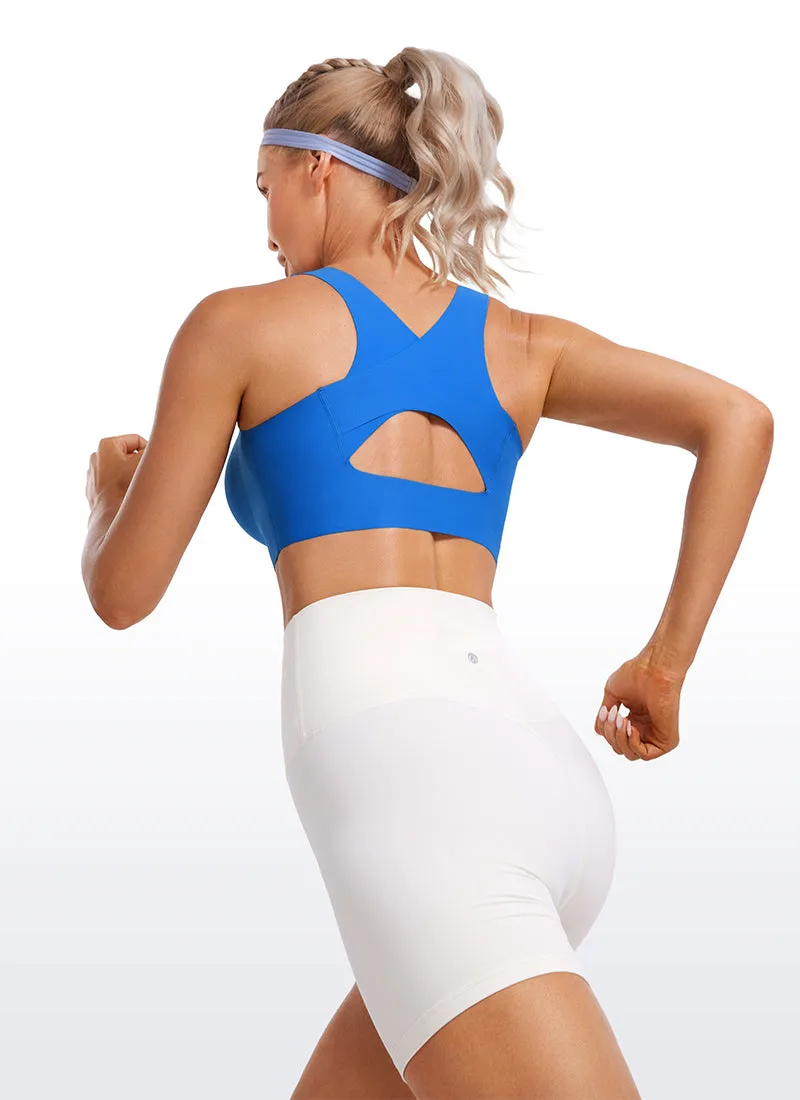 Flex Sculpt Racerback Sports Bra U Neck