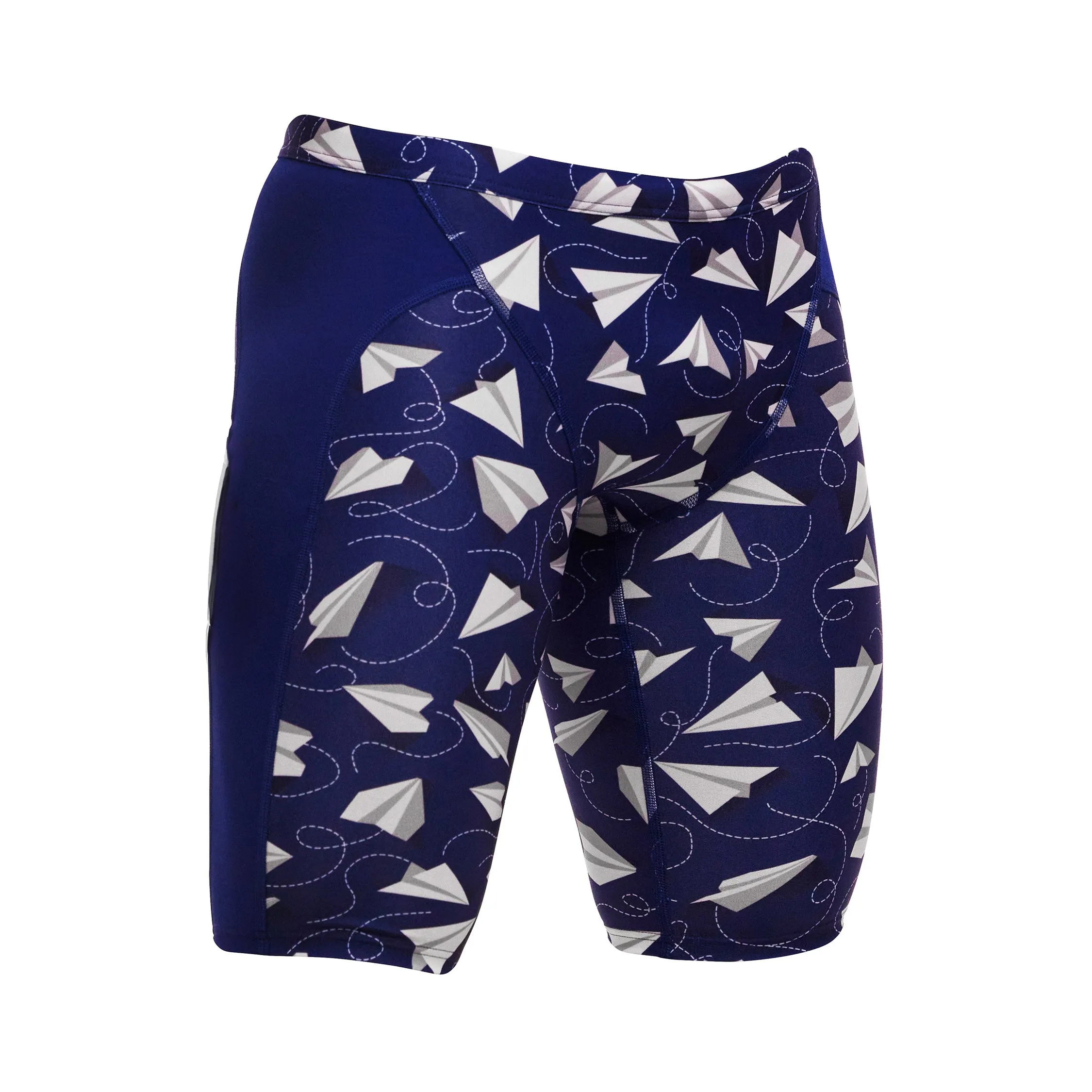 Funky Trunks Training Jammer Paper Plain Heren