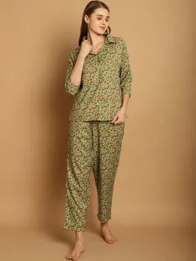 Heart Print Nightsuit Set