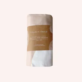 Holiday Organic Baby Swaddle - Dreamy Taupe