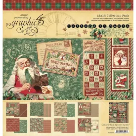 letters to santa paper sticker package by Graphic 45