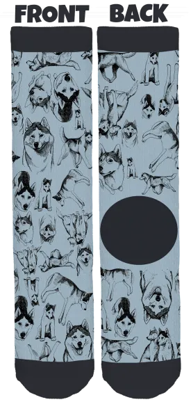 Luna & Ghost Crew Socks