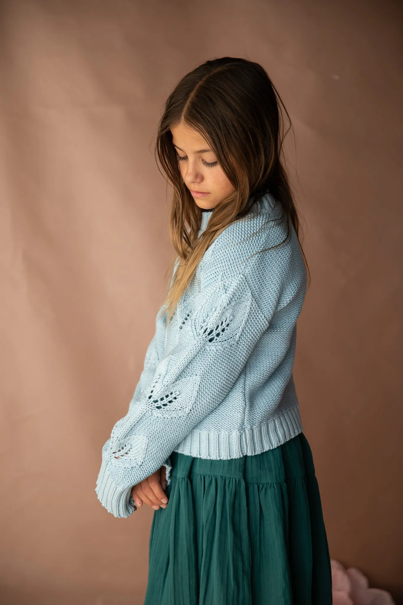 Minty Knitted Jumper - Seafoam