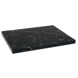 Natural Veining Black Granite Restaurant Table Tops