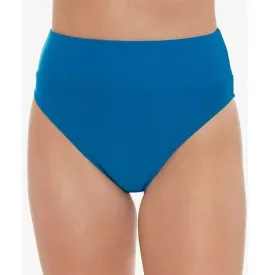 Salt   Cove TEAL BLUE Solid High-Waist Bikini Swim Bottom