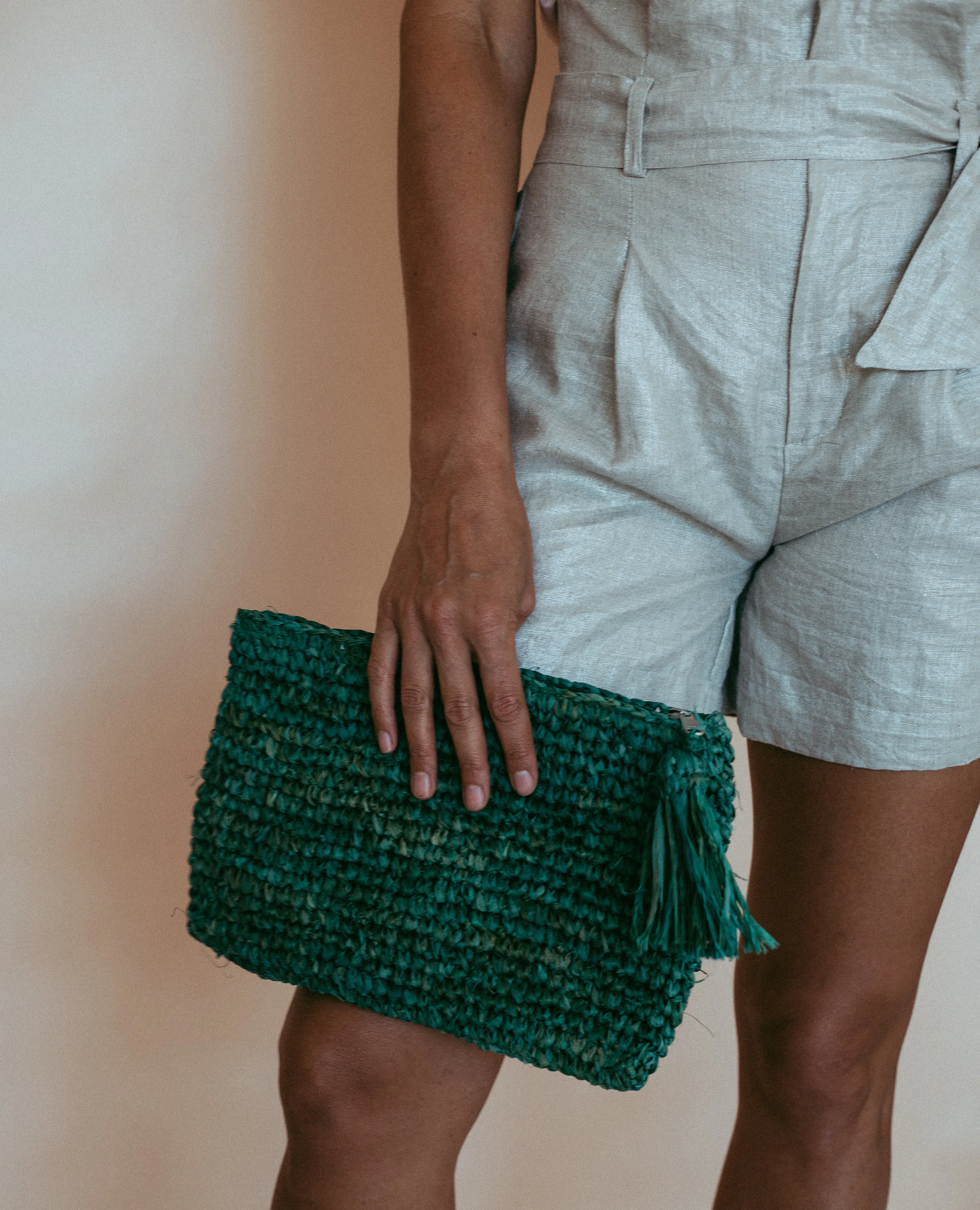 Shorts - Metallic Linen