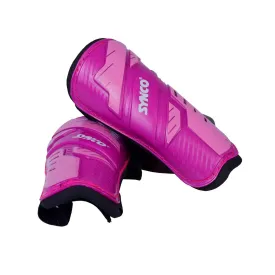 SYNCO MS Vogue Shin guard for Leg Protection- Size Medium/Pink